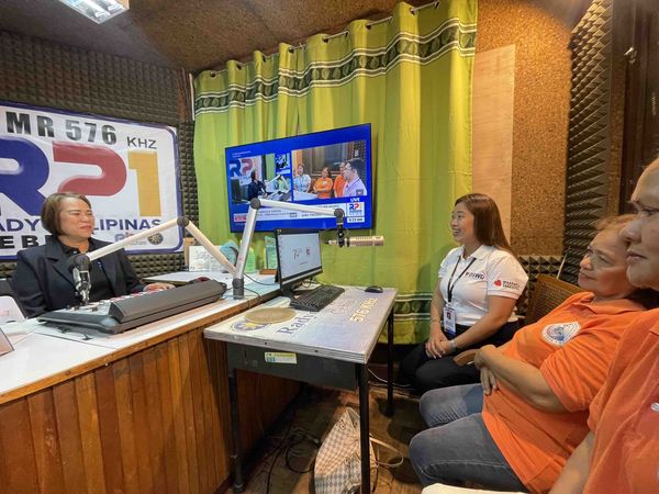 AVRC II Social Services Section Head and clients guested at DYMR Radyo Pilipinas