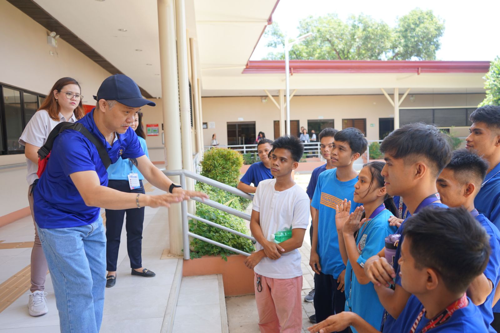 PWD deaf clients together with the visitors