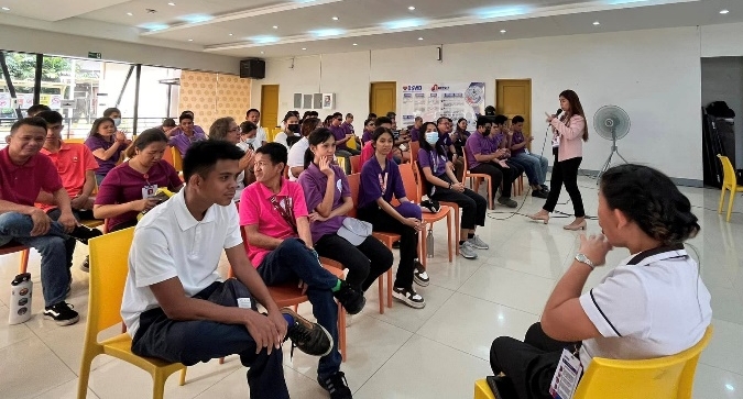 AVRC II trainees during the orientation on RA 11313 or the Safe Spaces Act