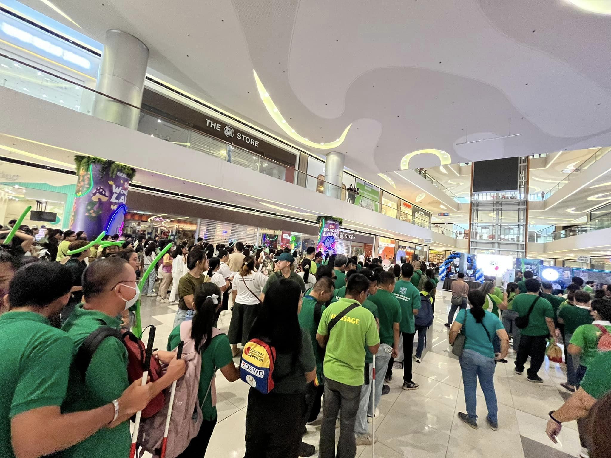 AVRC II Staff and Clients Parade inside SM Seaside City Cebu