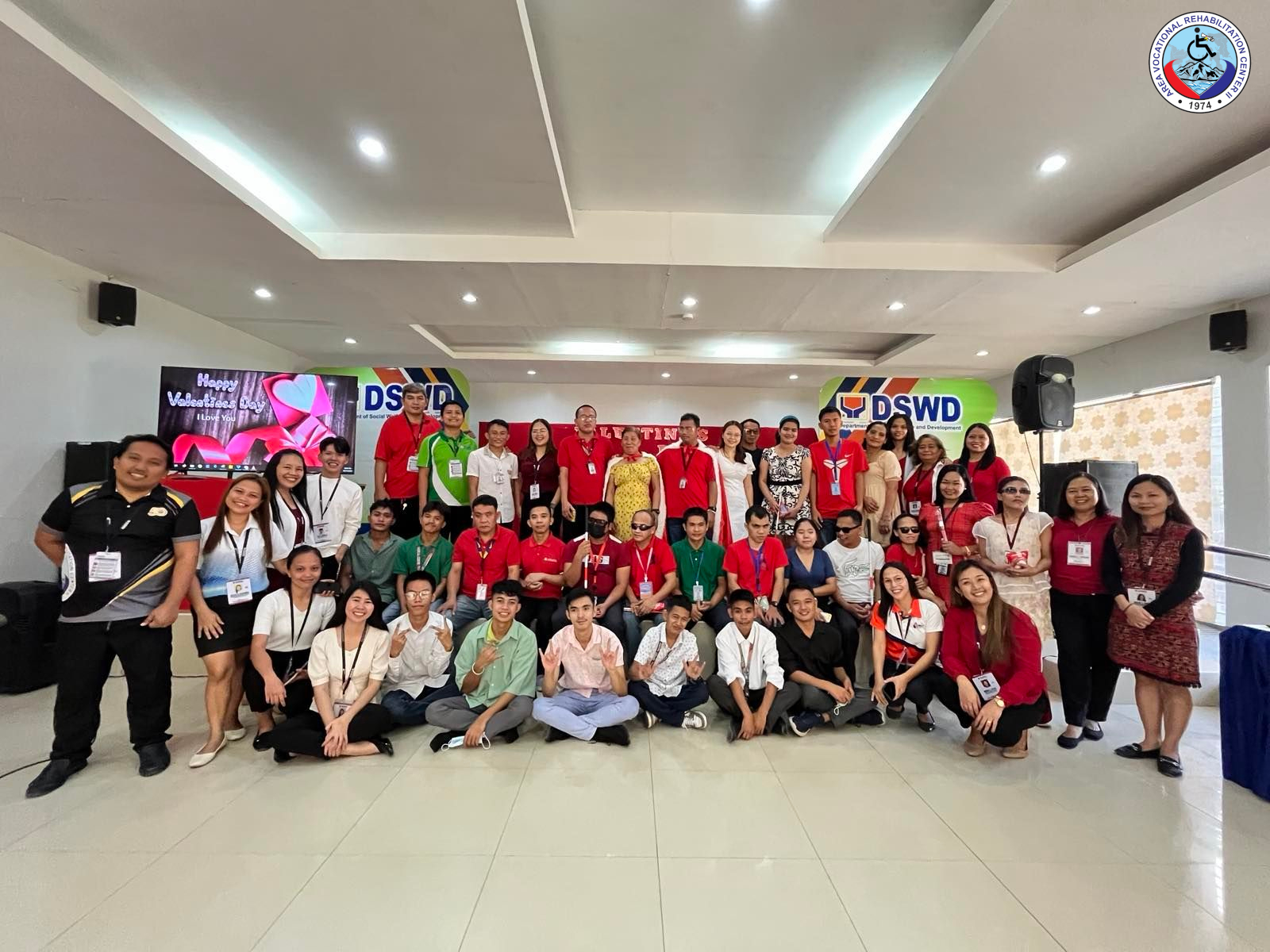 Clients and Staff of AVRC II on Valentines Day 2024.