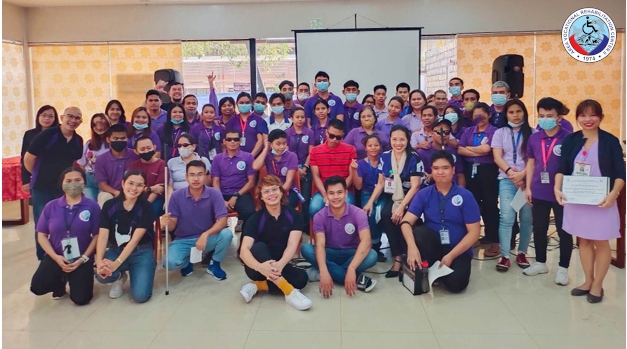 Benilde SDEAS team with the AVRC II clients after the conduct of the caravan.